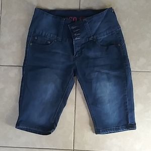 Denim shorts